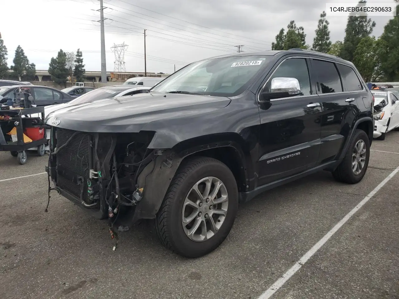 1C4RJEBG4EC290633 2014 Jeep Grand Cherokee Limited