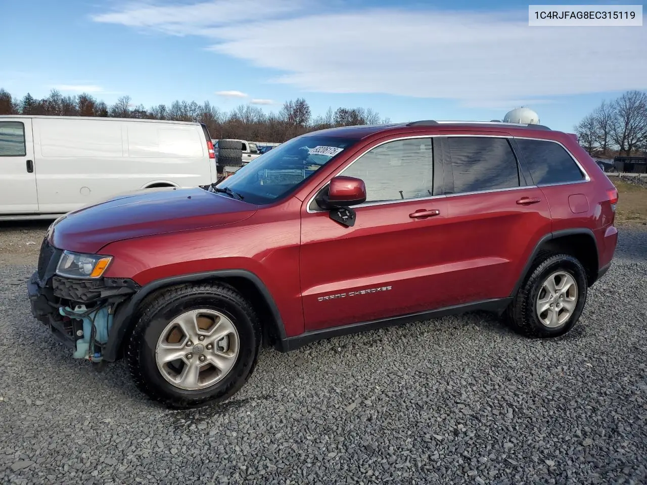 1C4RJFAG8EC315119 2014 Jeep Grand Cherokee Laredo