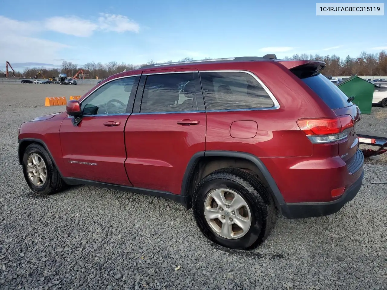 1C4RJFAG8EC315119 2014 Jeep Grand Cherokee Laredo