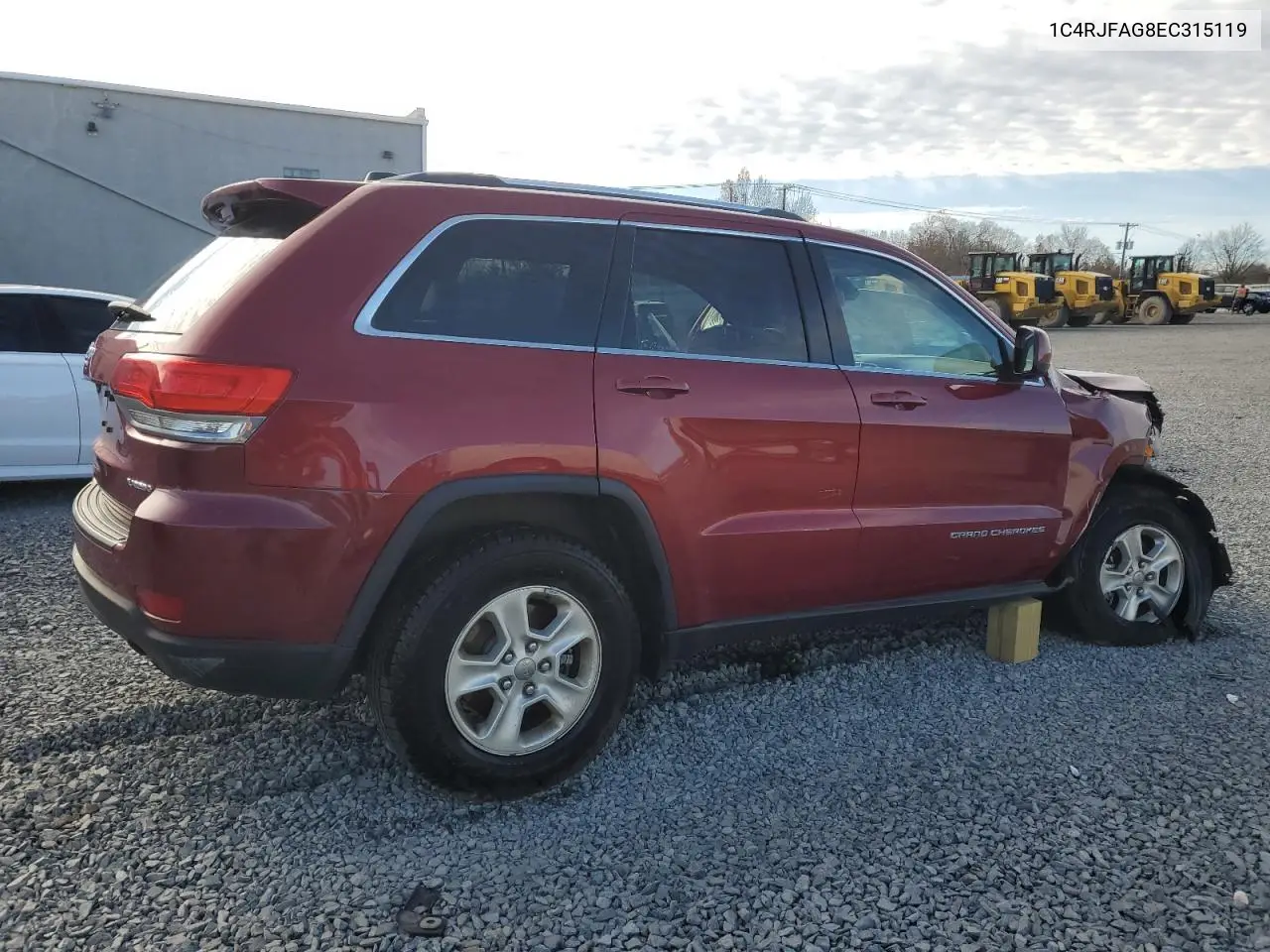 1C4RJFAG8EC315119 2014 Jeep Grand Cherokee Laredo