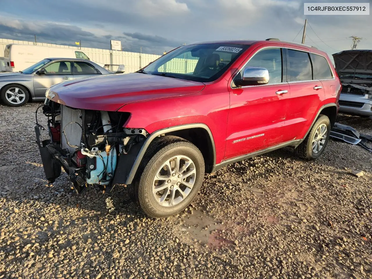 1C4RJFBGXEC557912 2014 Jeep Grand Cherokee Limited