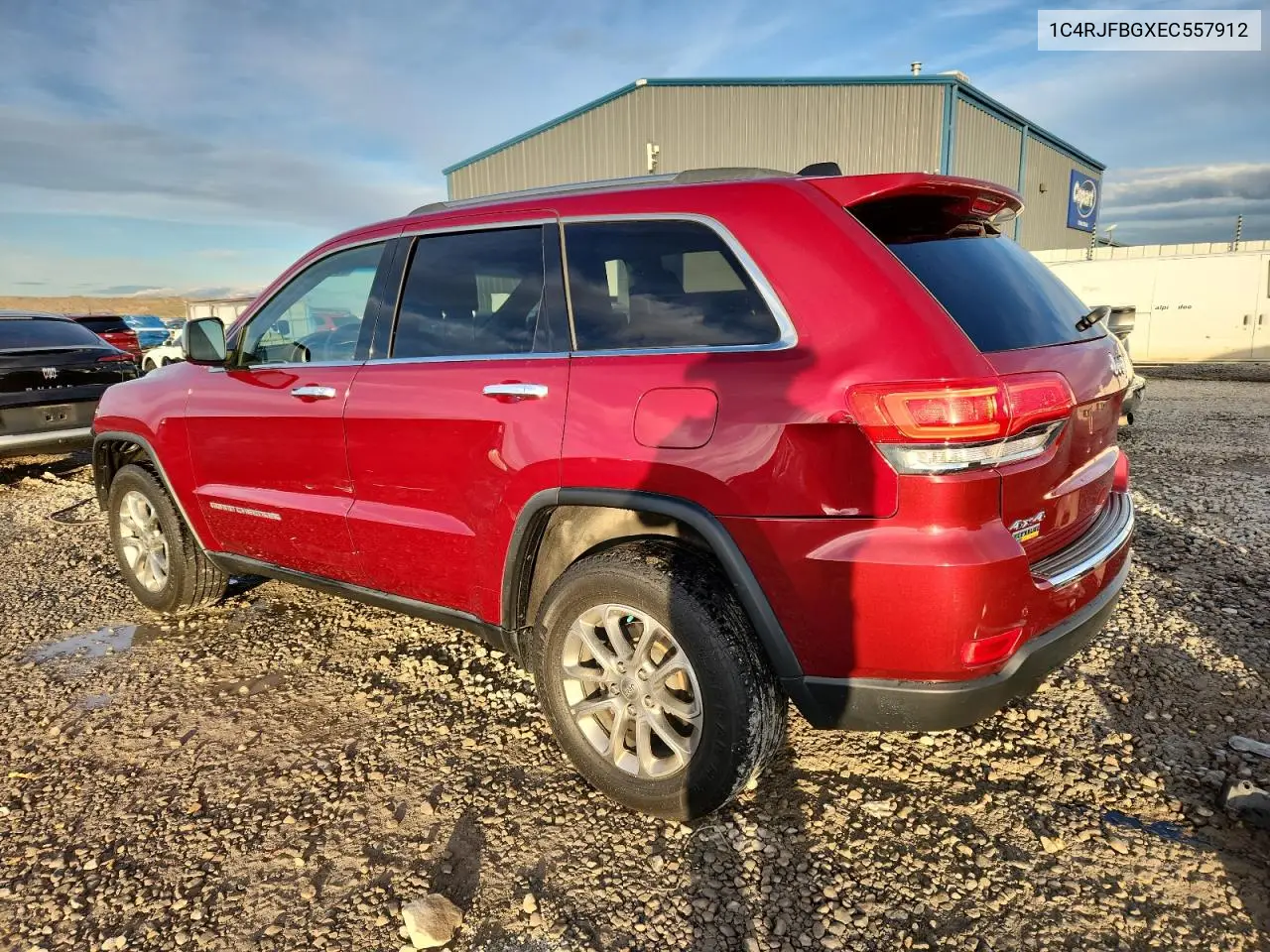 1C4RJFBGXEC557912 2014 Jeep Grand Cherokee Limited