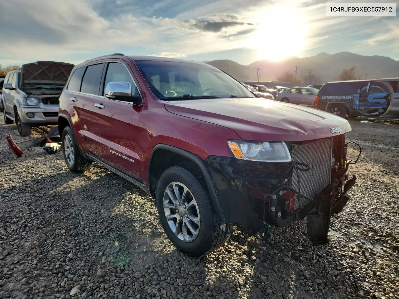 1C4RJFBGXEC557912 2014 Jeep Grand Cherokee Limited