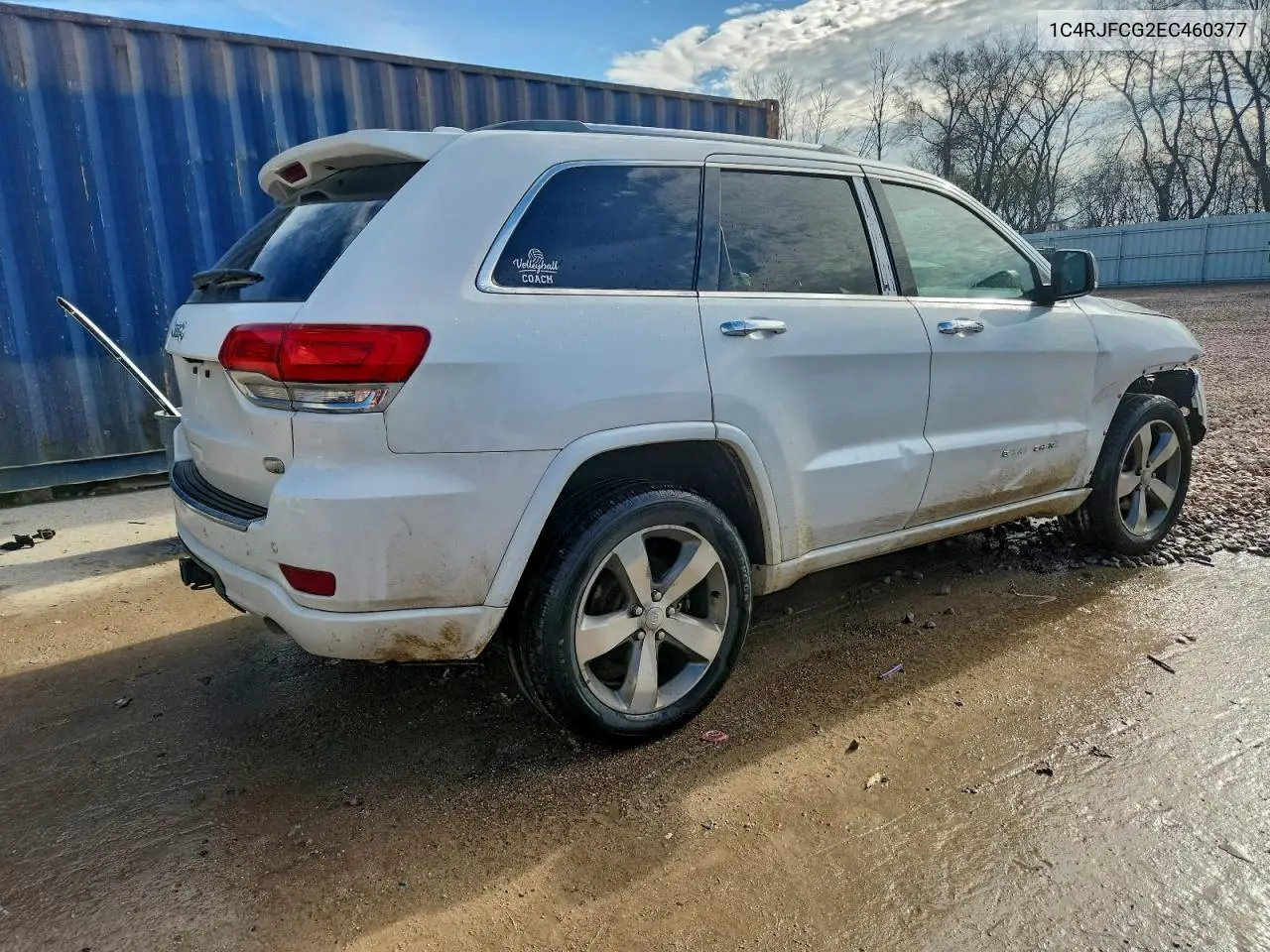 1C4RJFCG2EC460377 2014 Jeep Grand Cherokee Overland