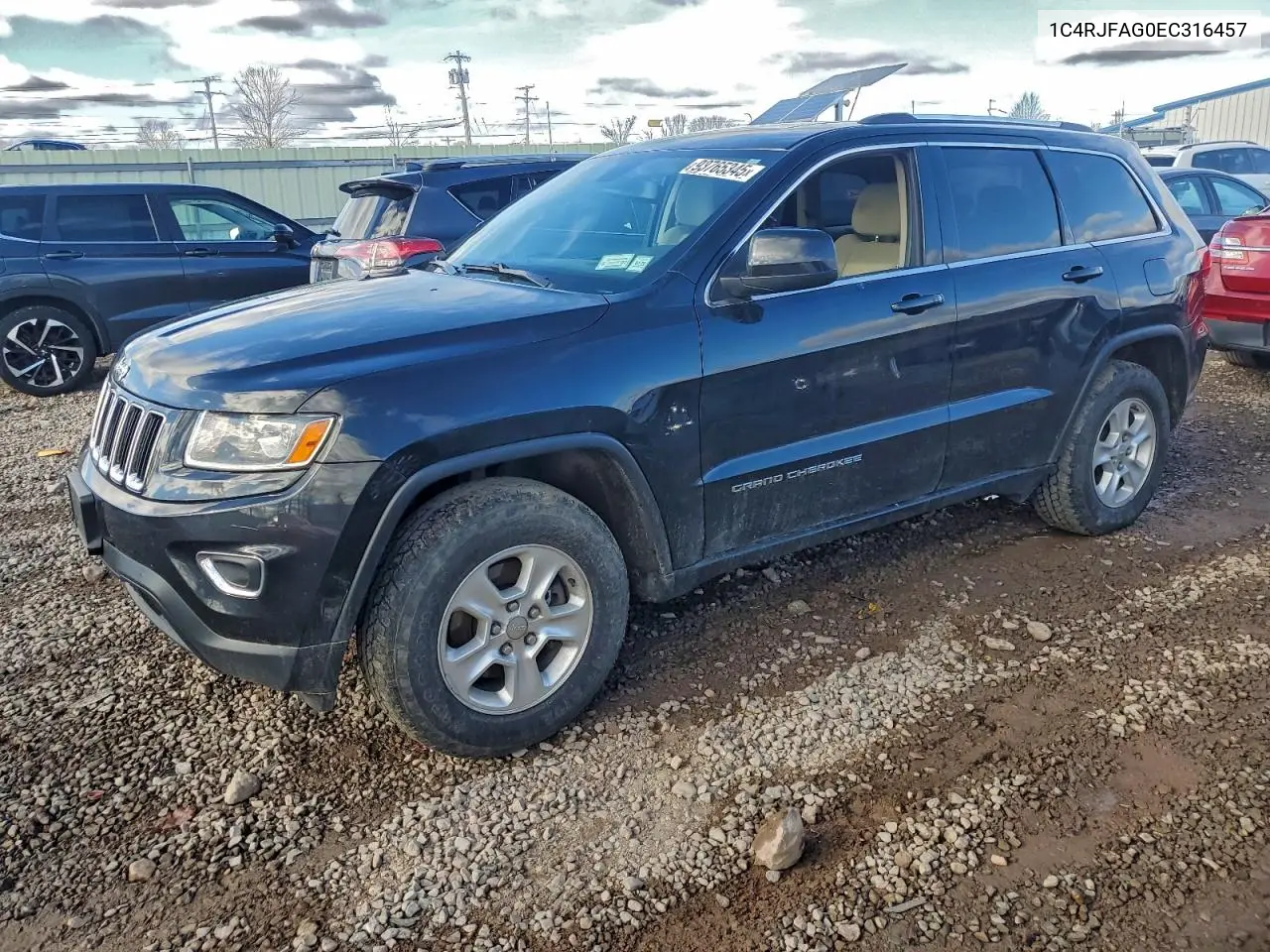 1C4RJFAG0EC316457 2014 Jeep Grand Cherokee Laredo