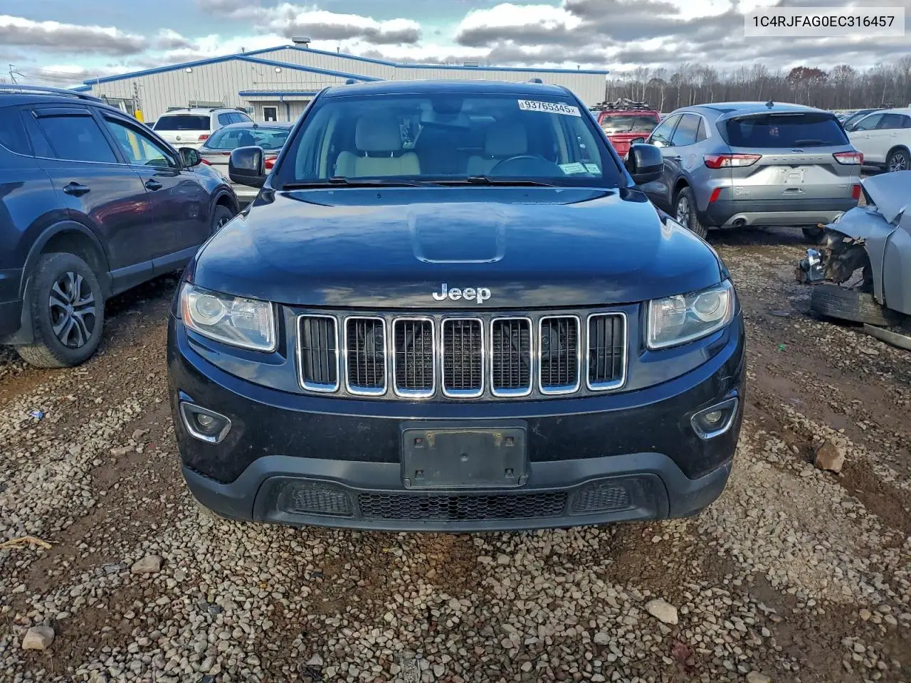 1C4RJFAG0EC316457 2014 Jeep Grand Cherokee Laredo