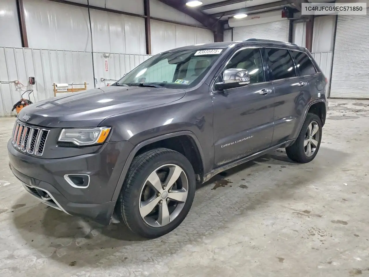 1C4RJFCG9EC571850 2014 Jeep Grand Cherokee Overland