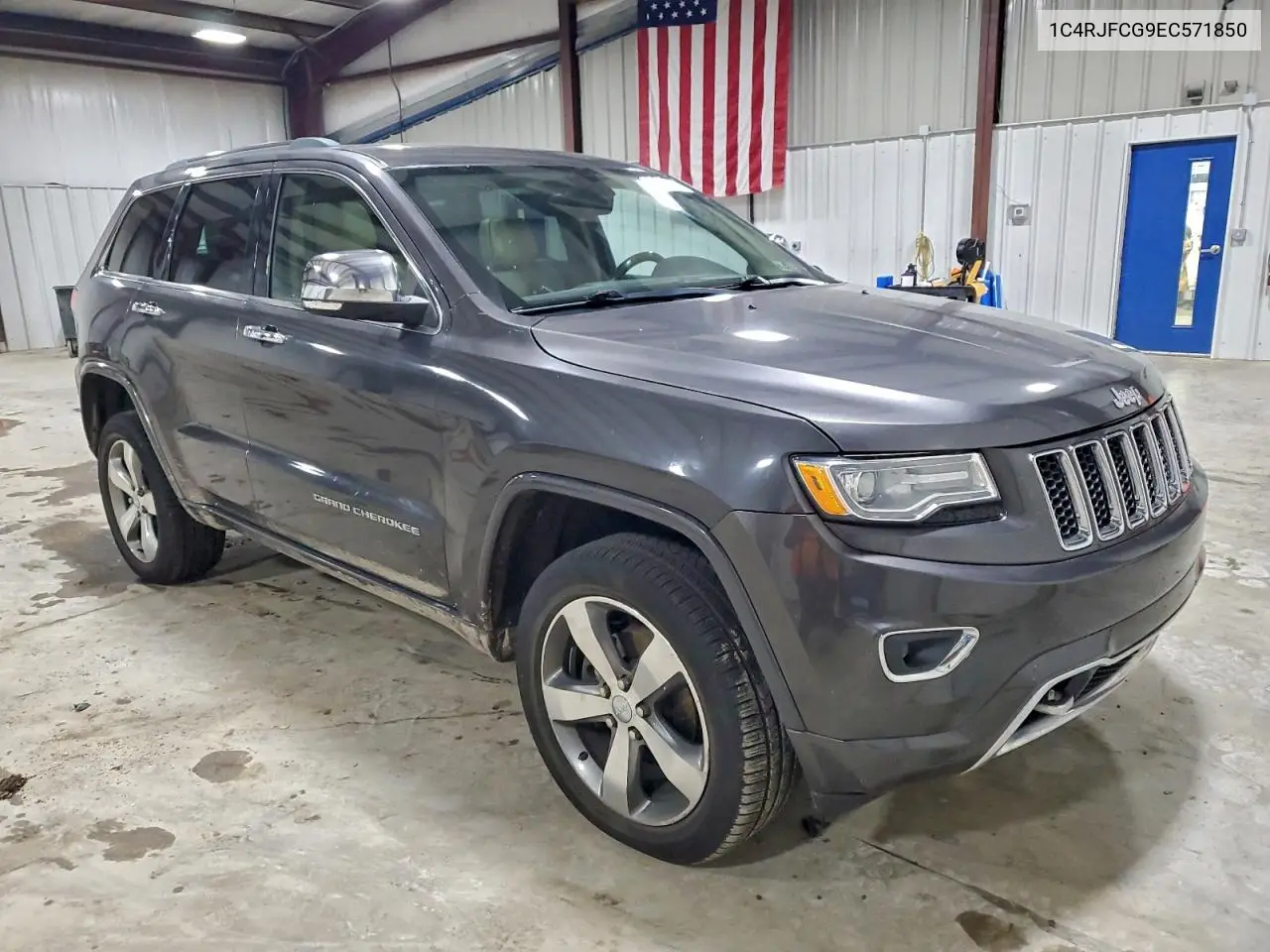 1C4RJFCG9EC571850 2014 Jeep Grand Cherokee Overland