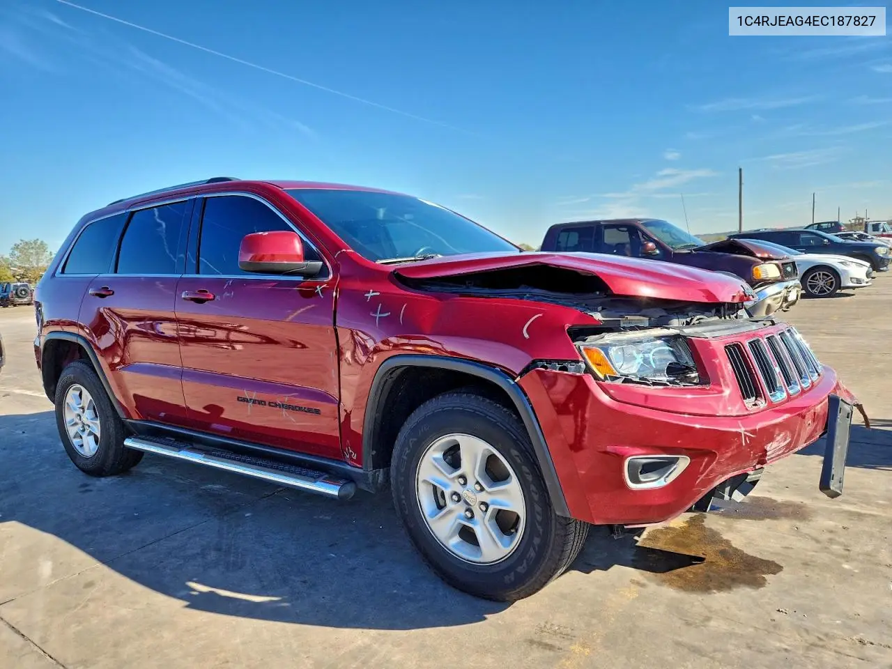 1C4RJEAG4EC187827 2014 Jeep Grand Cherokee Laredo