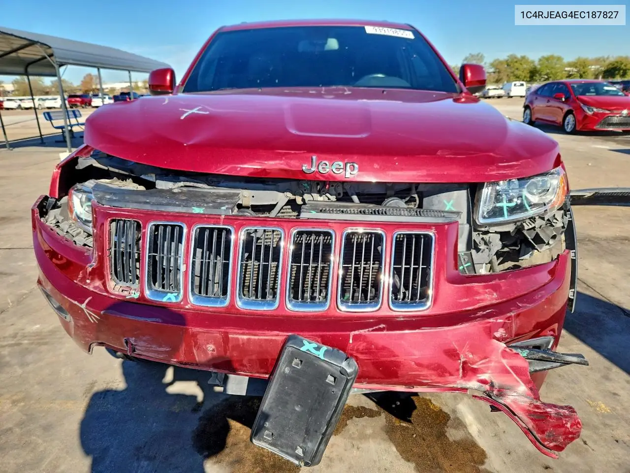 1C4RJEAG4EC187827 2014 Jeep Grand Cherokee Laredo