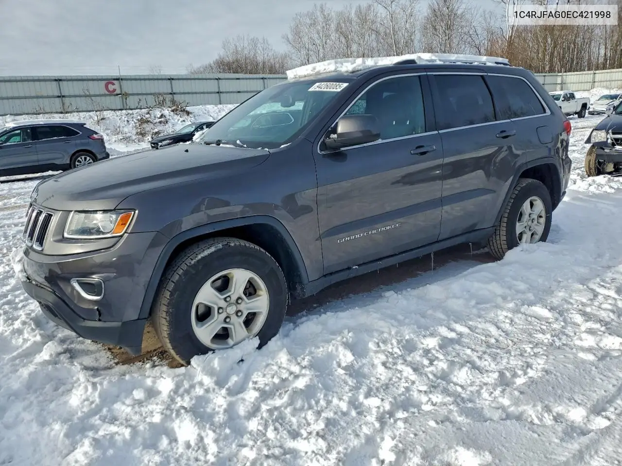 1C4RJFAG0EC421998 2014 Jeep Grand Cherokee Laredo