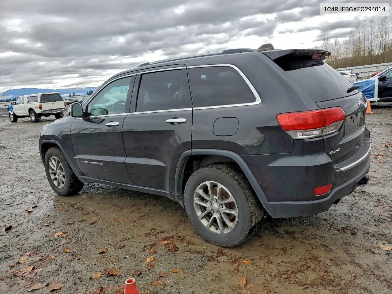 1C4RJFBGXEC294014 2014 Jeep Grand Cherokee Limited