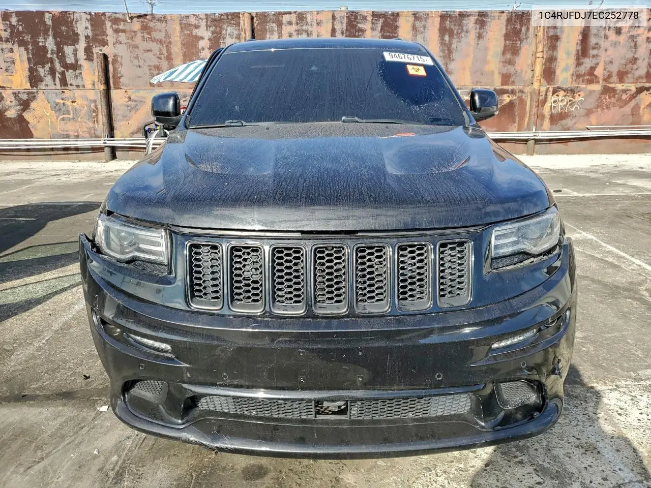 1C4RJFDJ7EC252778 2014 Jeep Grand Cherokee Srt-8