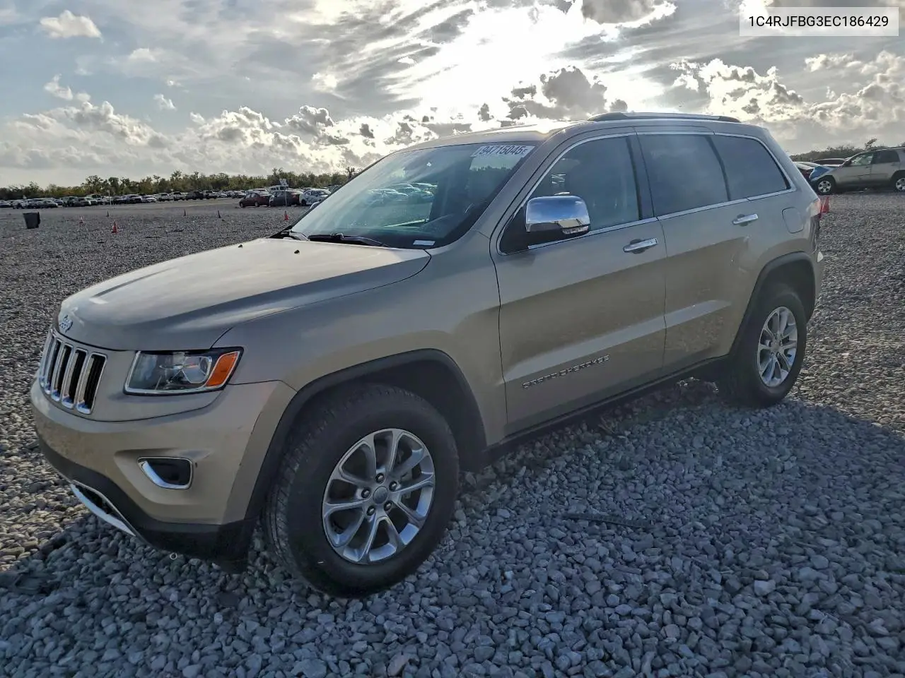1C4RJFBG3EC186429 2014 Jeep Grand Cherokee Limited
