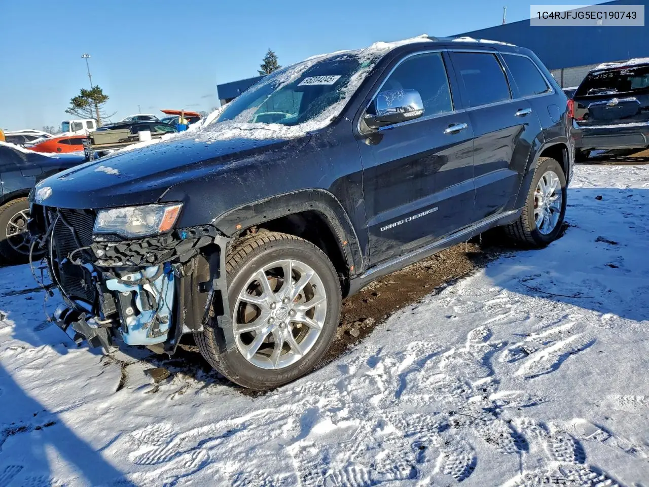 1C4RJFJG5EC190743 2014 Jeep Grand Cherokee Summit