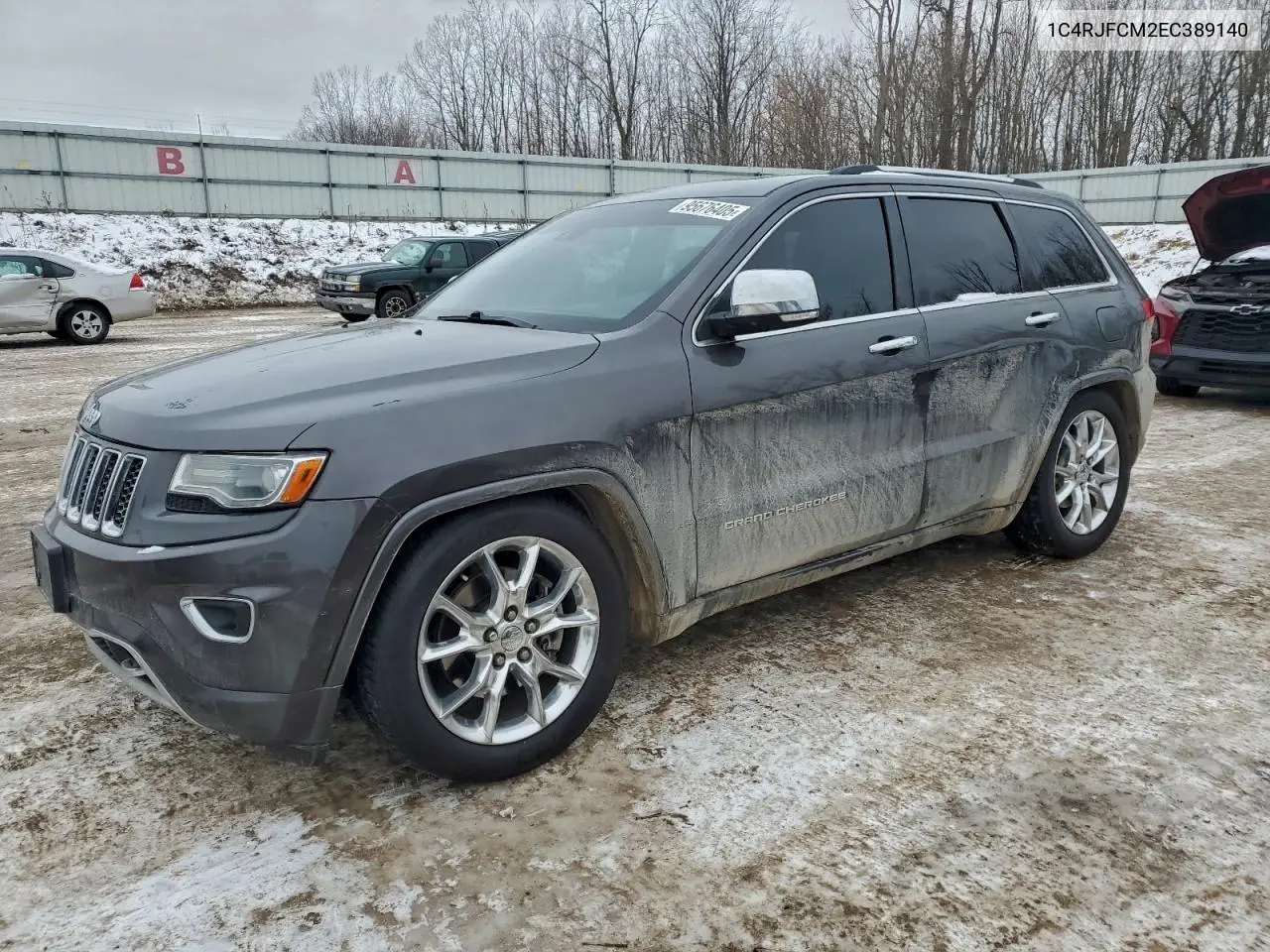 1C4RJFCM2EC389140 2014 Jeep Grand Cherokee Overland