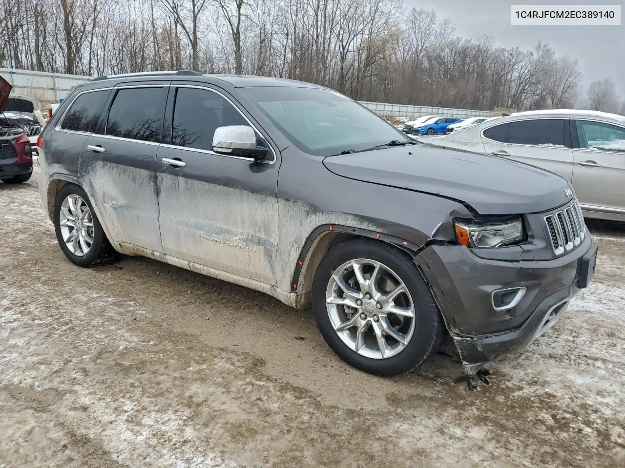 1C4RJFCM2EC389140 2014 Jeep Grand Cherokee Overland