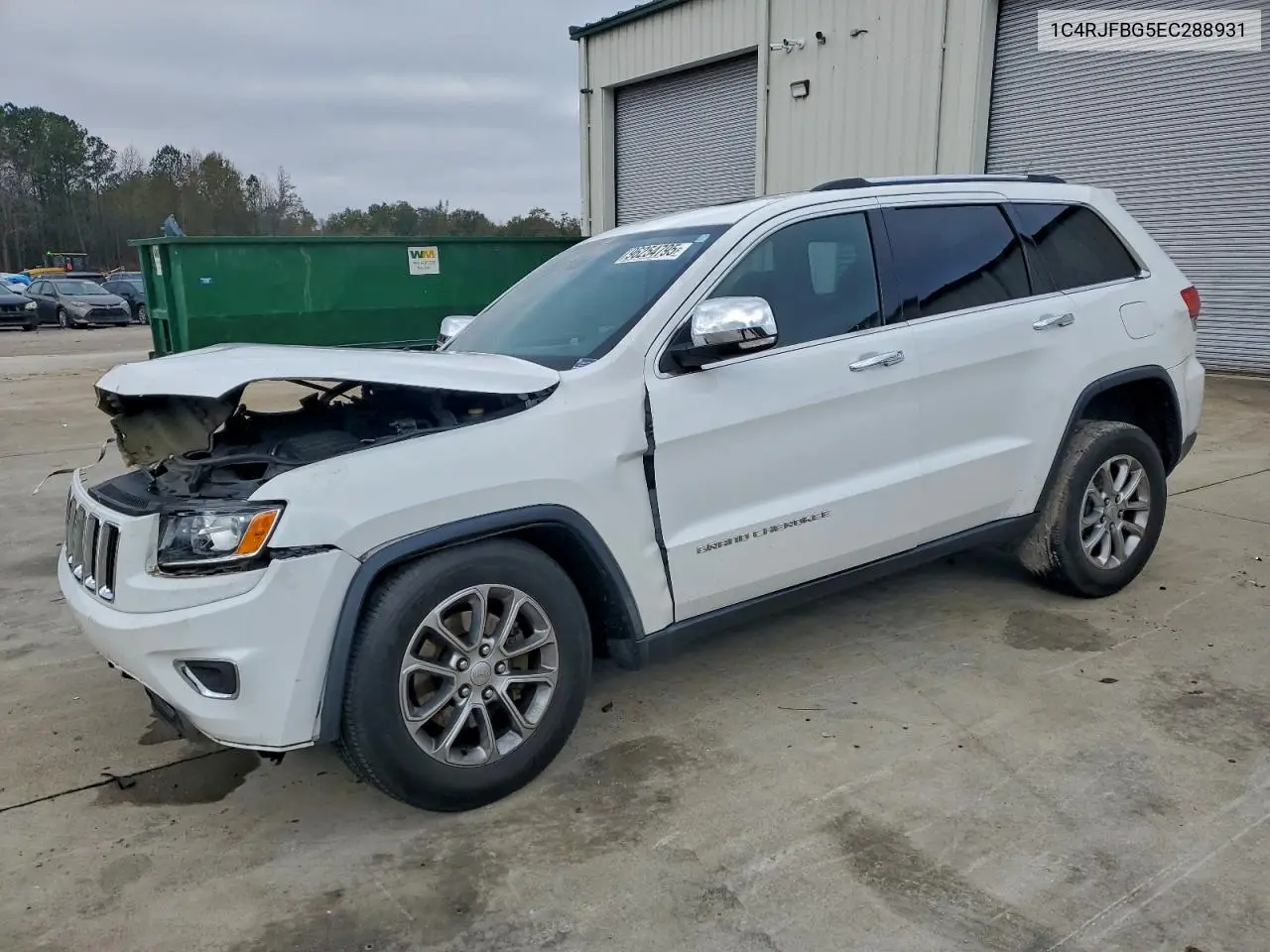 1C4RJFBG5EC288931 2014 Jeep Grand Cherokee Limited