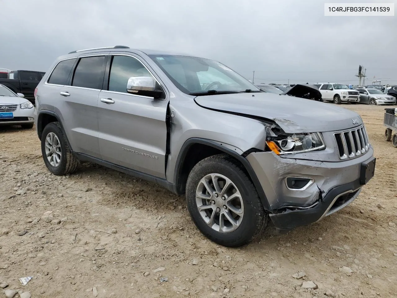 2015 Jeep Grand Cherokee Limited VIN: 1C4RJFBG3FC141539 Lot: 56219604