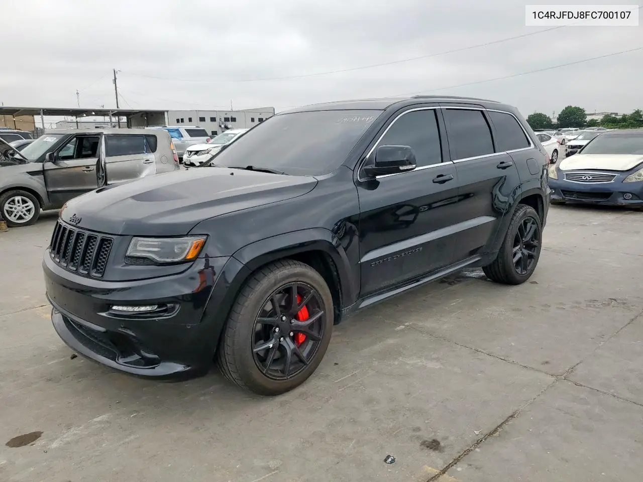 1C4RJFDJ8FC700107 2015 Jeep Grand Cherokee Srt-8