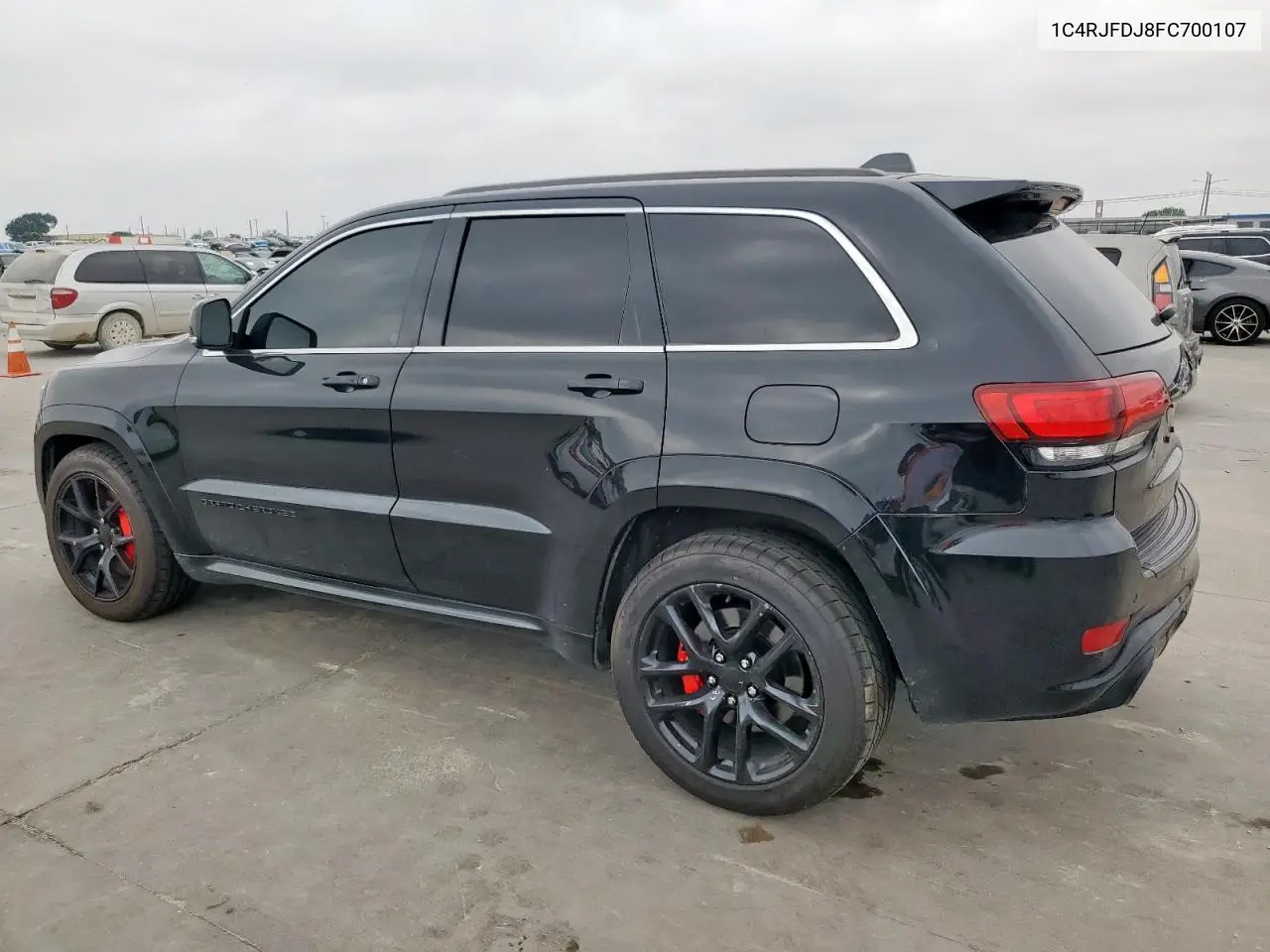 1C4RJFDJ8FC700107 2015 Jeep Grand Cherokee Srt-8
