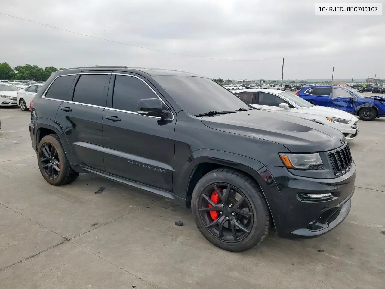 1C4RJFDJ8FC700107 2015 Jeep Grand Cherokee Srt-8