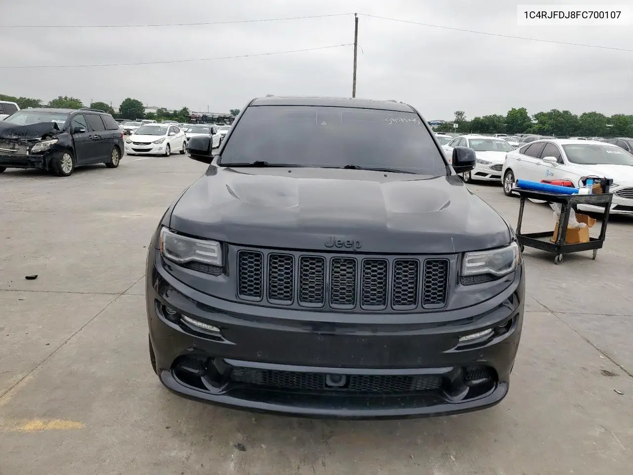 1C4RJFDJ8FC700107 2015 Jeep Grand Cherokee Srt-8