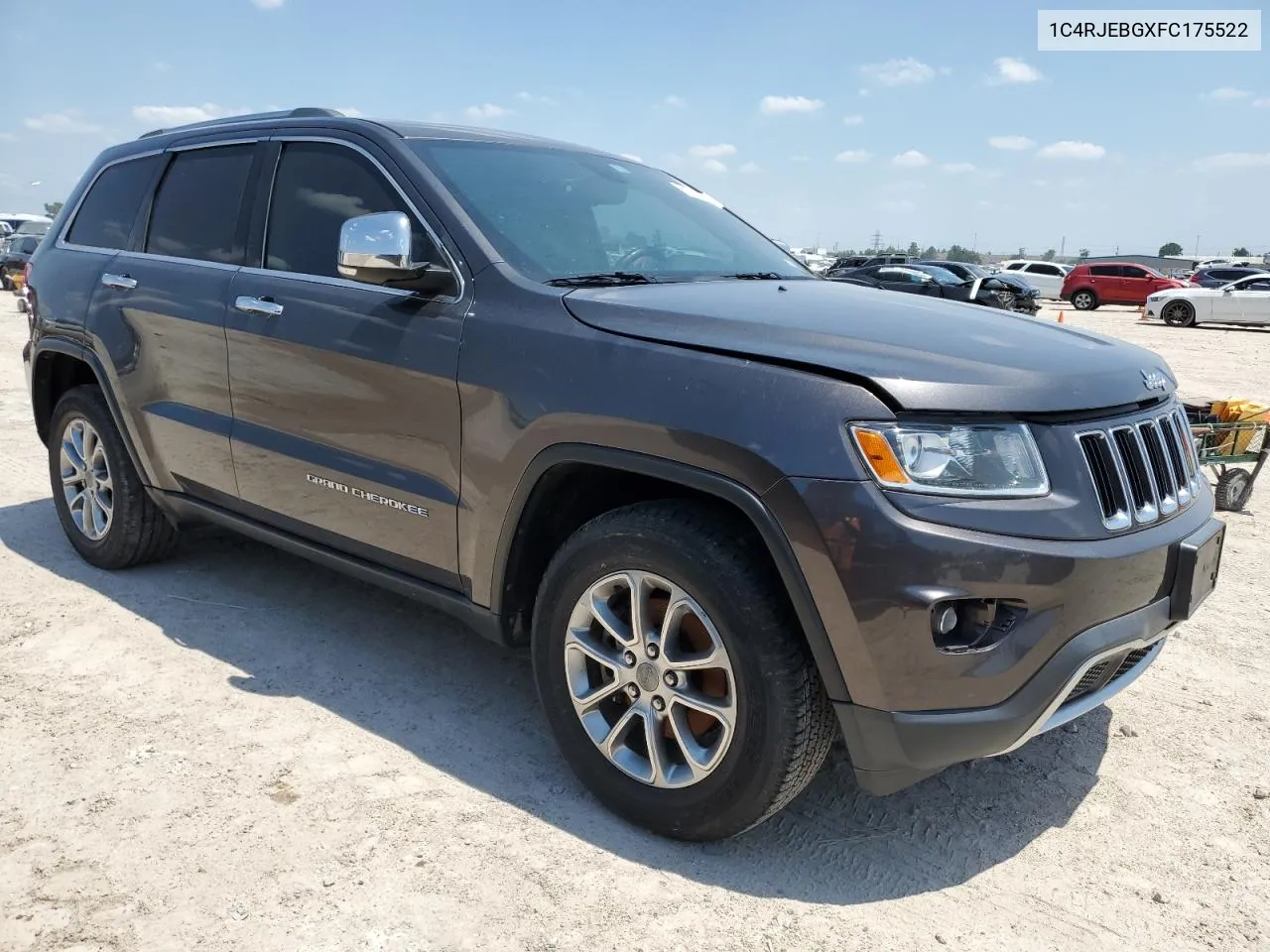 2015 Jeep Grand Cherokee Limited VIN: 1C4RJEBGXFC175522 Lot: 58117274