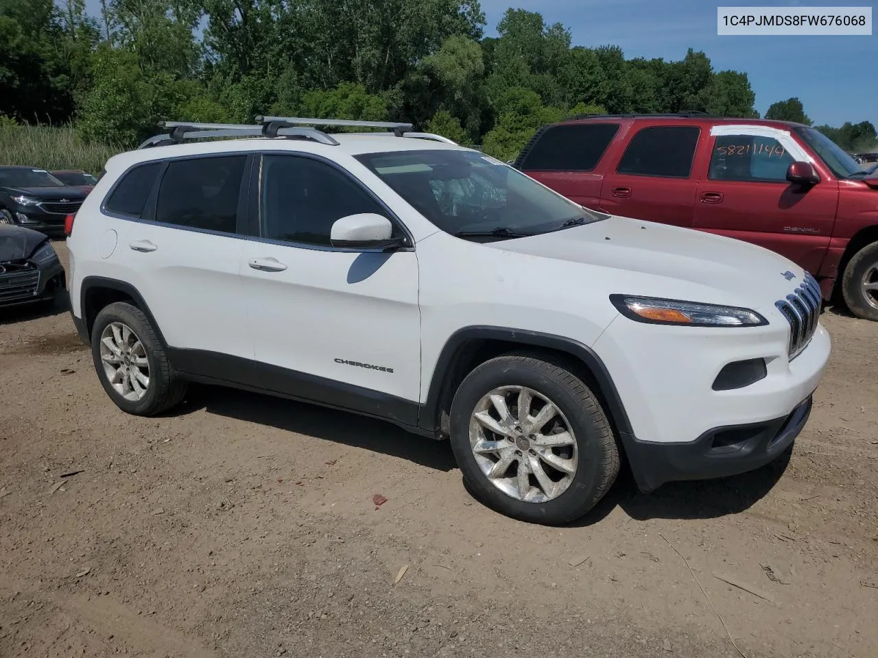 2015 Jeep Cherokee Limited VIN: 1C4PJMDS8FW676068 Lot: 58147514