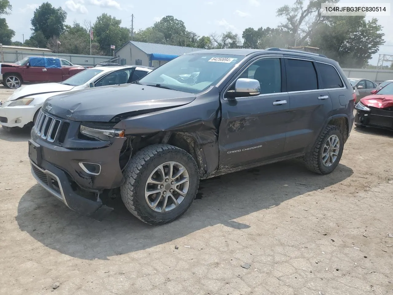 2015 Jeep Grand Cherokee Limited VIN: 1C4RJFBG3FC830514 Lot: 64250694