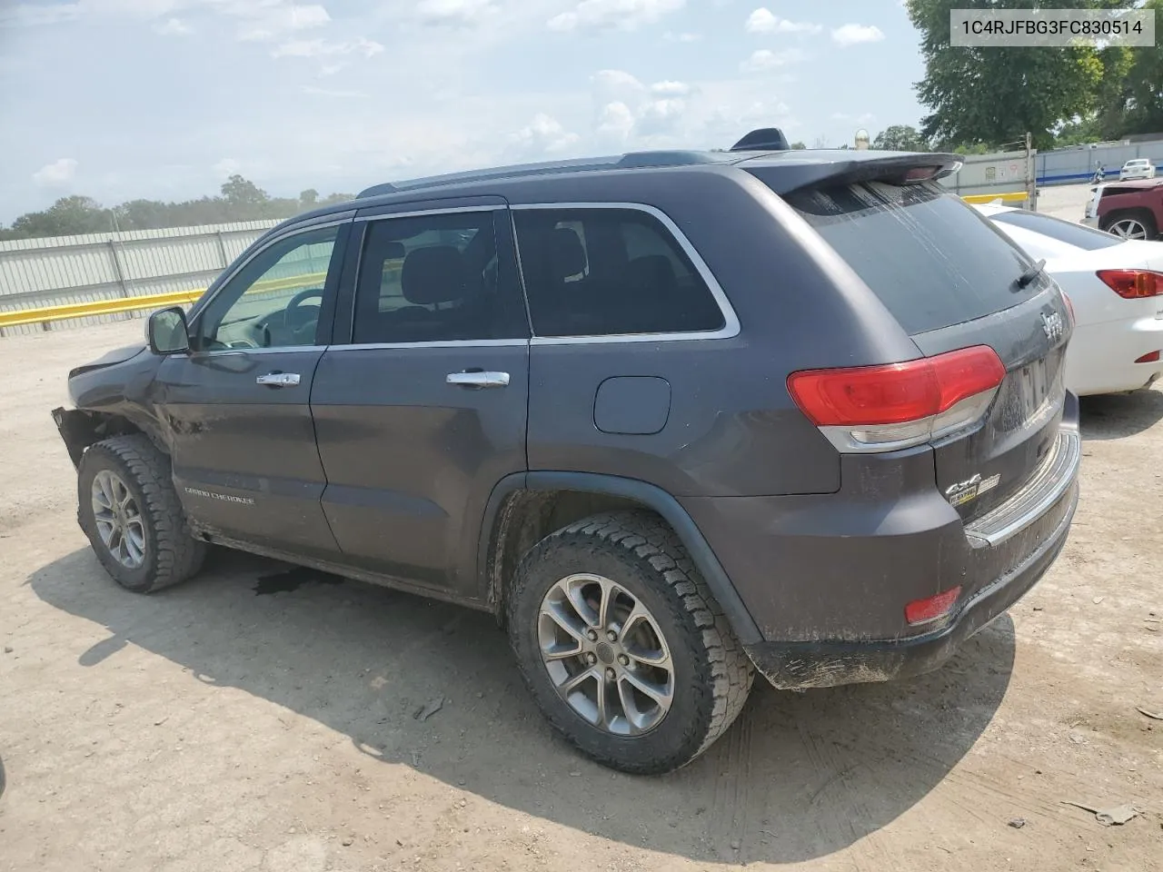 1C4RJFBG3FC830514 2015 Jeep Grand Cherokee Limited