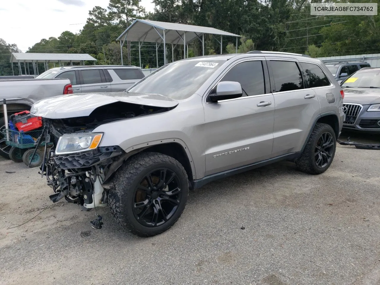 2015 Jeep Grand Cherokee Laredo VIN: 1C4RJEAG8FC734762 Lot: 73407964