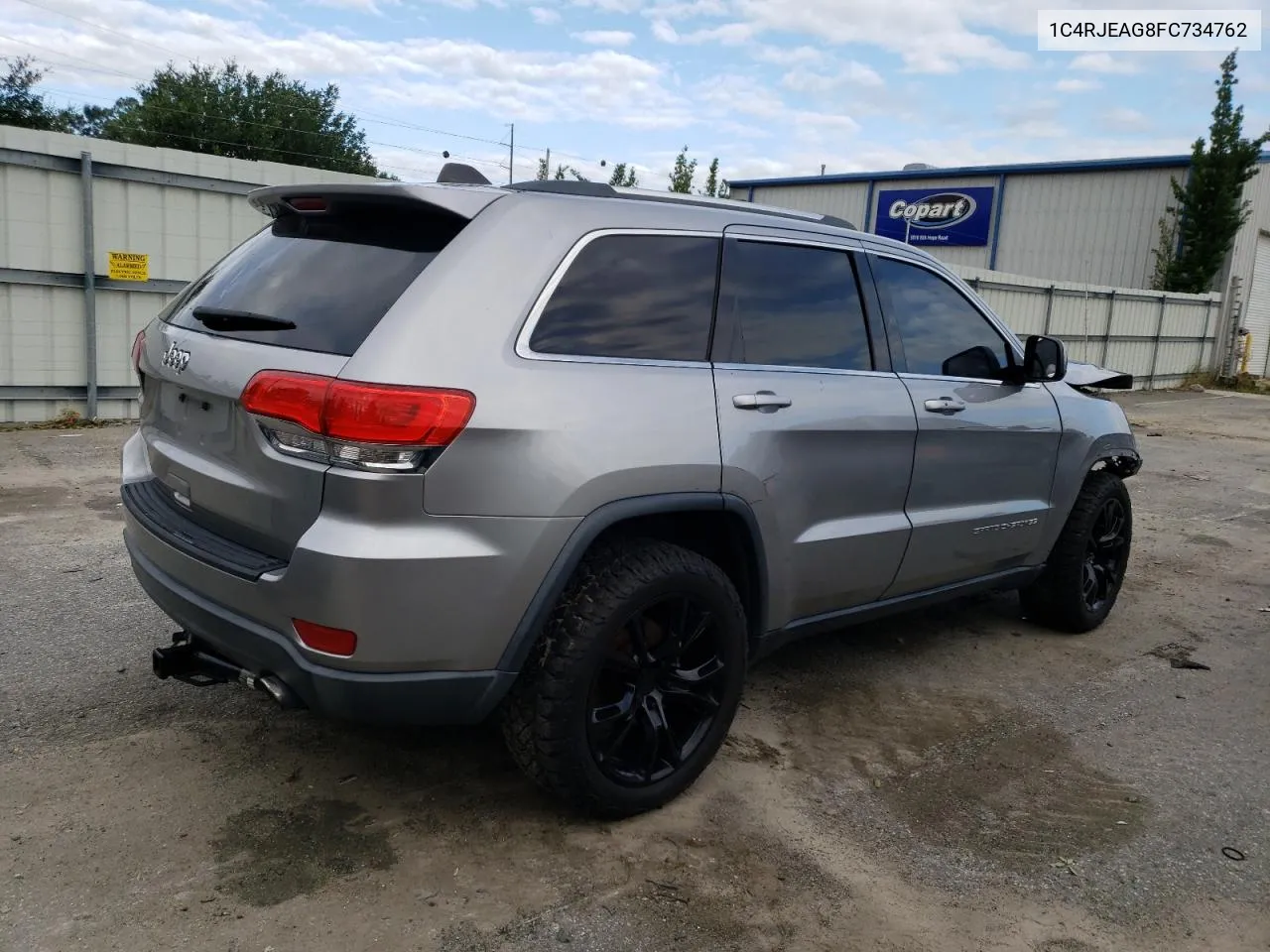 2015 Jeep Grand Cherokee Laredo VIN: 1C4RJEAG8FC734762 Lot: 73407964