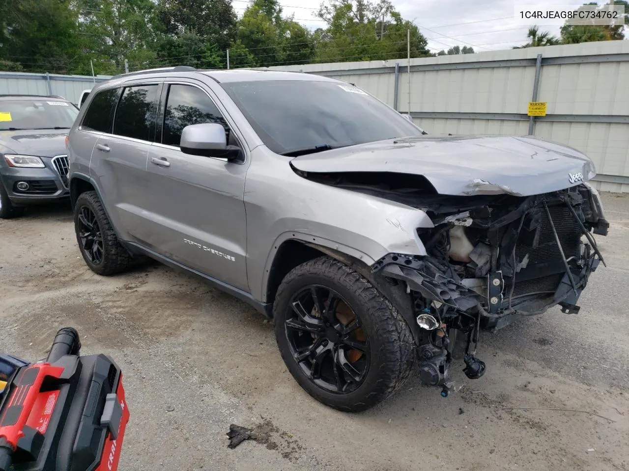 2015 Jeep Grand Cherokee Laredo VIN: 1C4RJEAG8FC734762 Lot: 73407964