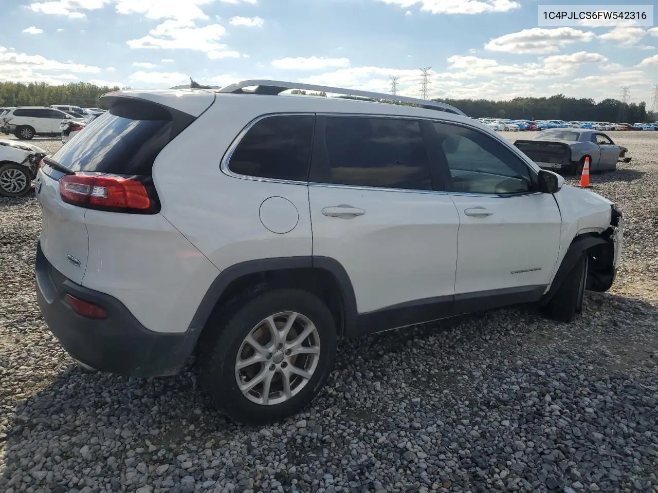 1C4PJLCS6FW542316 2015 Jeep Cherokee Latitude