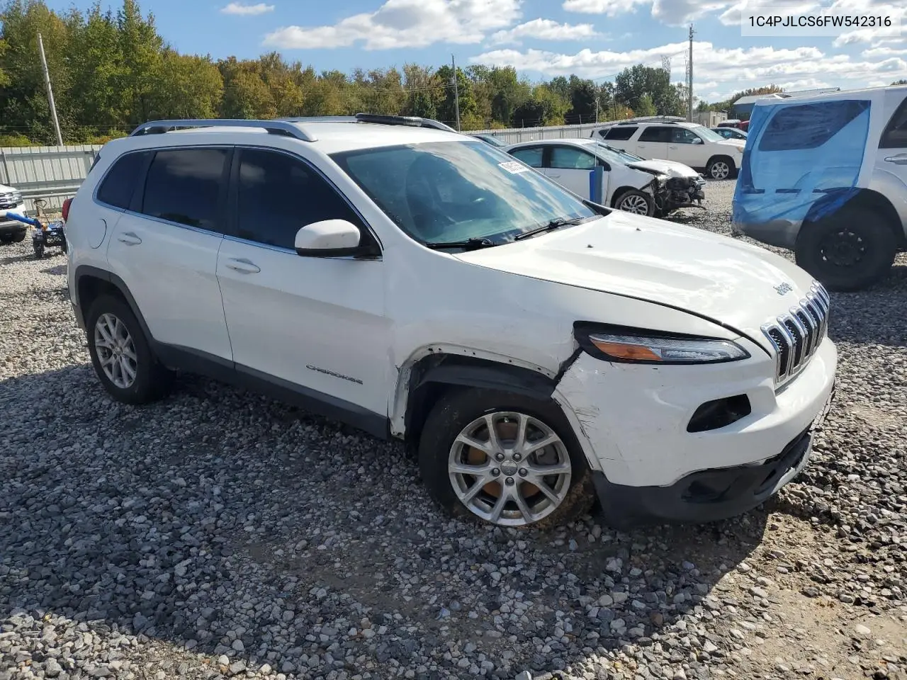 1C4PJLCS6FW542316 2015 Jeep Cherokee Latitude