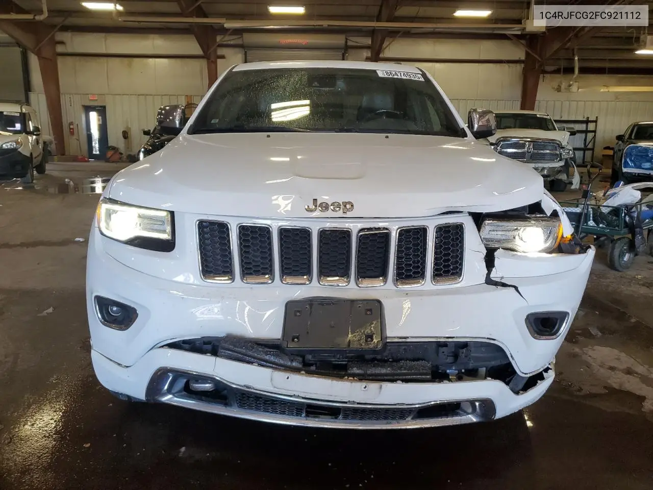 1C4RJFCG2FC921112 2015 Jeep Grand Cherokee Overland
