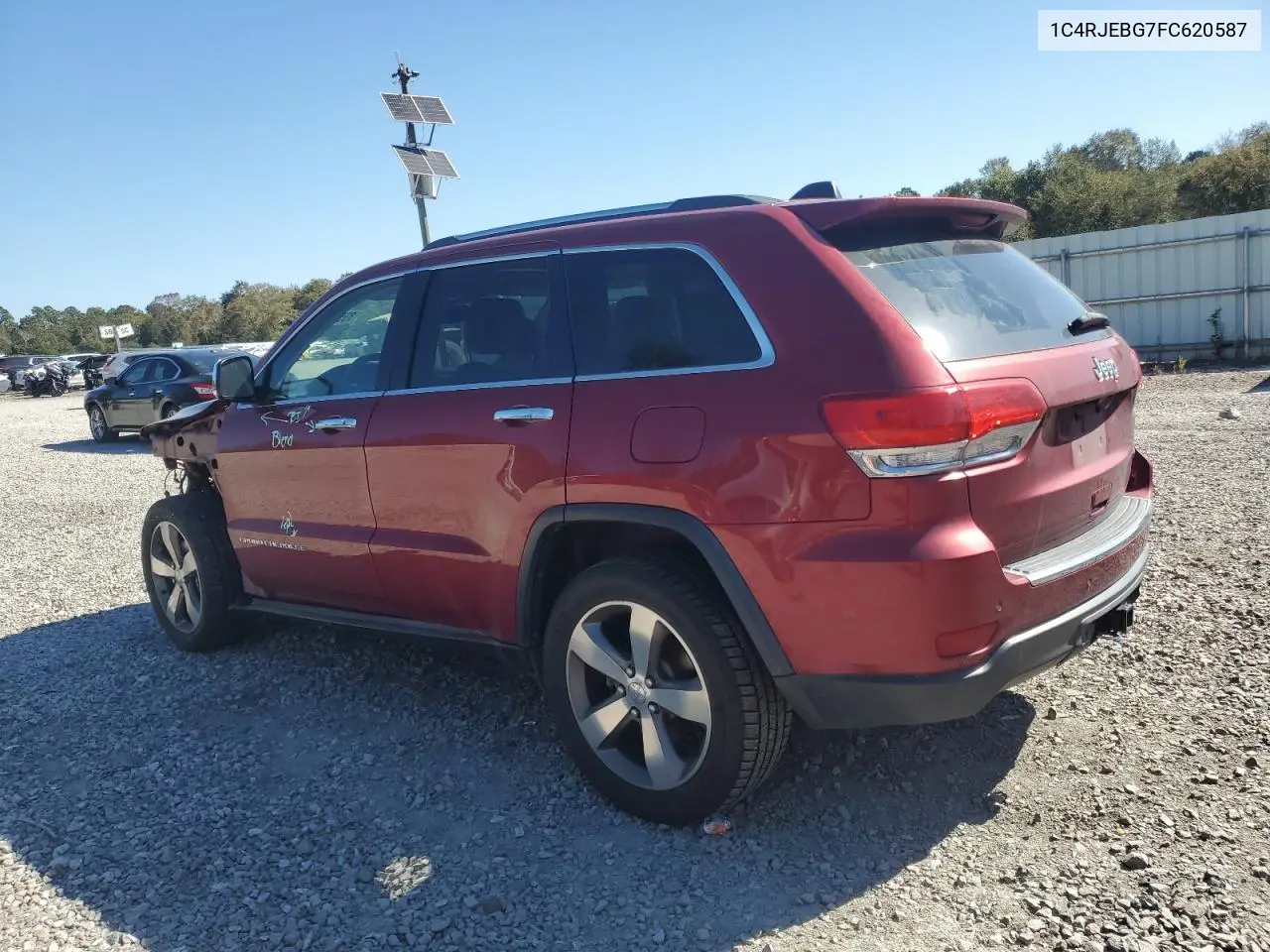1C4RJEBG7FC620587 2015 Jeep Grand Cherokee Limited