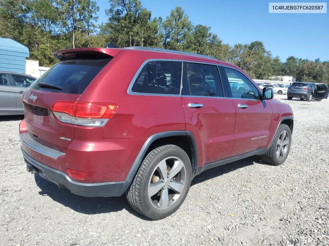 1C4RJEBG7FC620587 2015 Jeep Grand Cherokee Limited