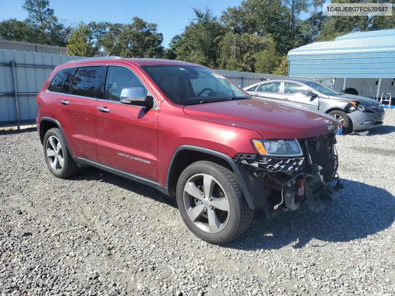 1C4RJEBG7FC620587 2015 Jeep Grand Cherokee Limited