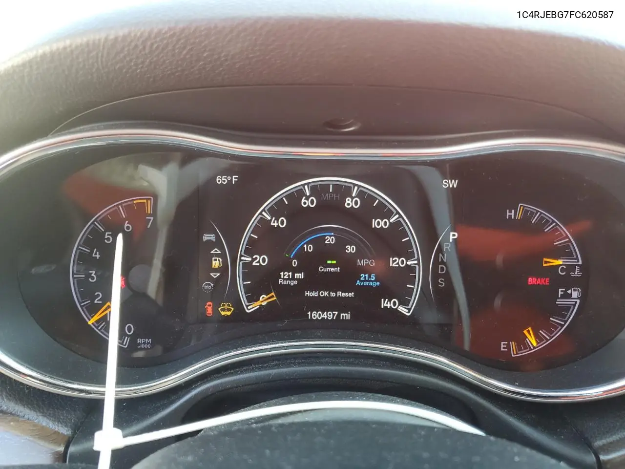 1C4RJEBG7FC620587 2015 Jeep Grand Cherokee Limited