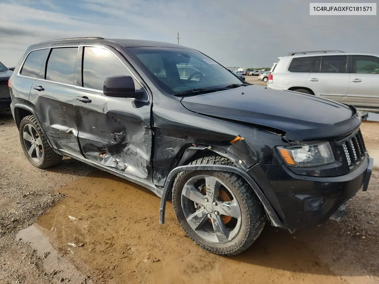 1C4RJFAGXFC181571 2015 Jeep Grand Cherokee Laredo