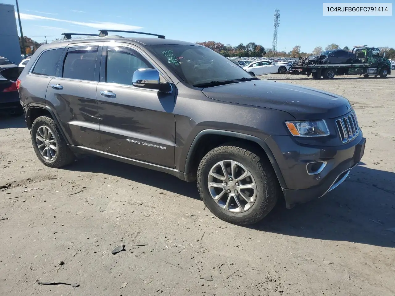 1C4RJFBG0FC791414 2015 Jeep Grand Cherokee Limited