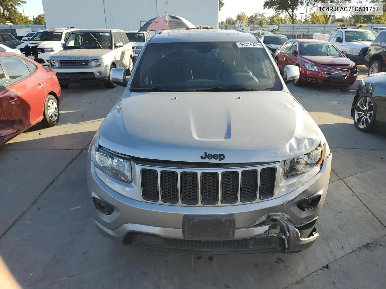 1C4RJFAG7FC631757 2015 Jeep Grand Cherokee Laredo