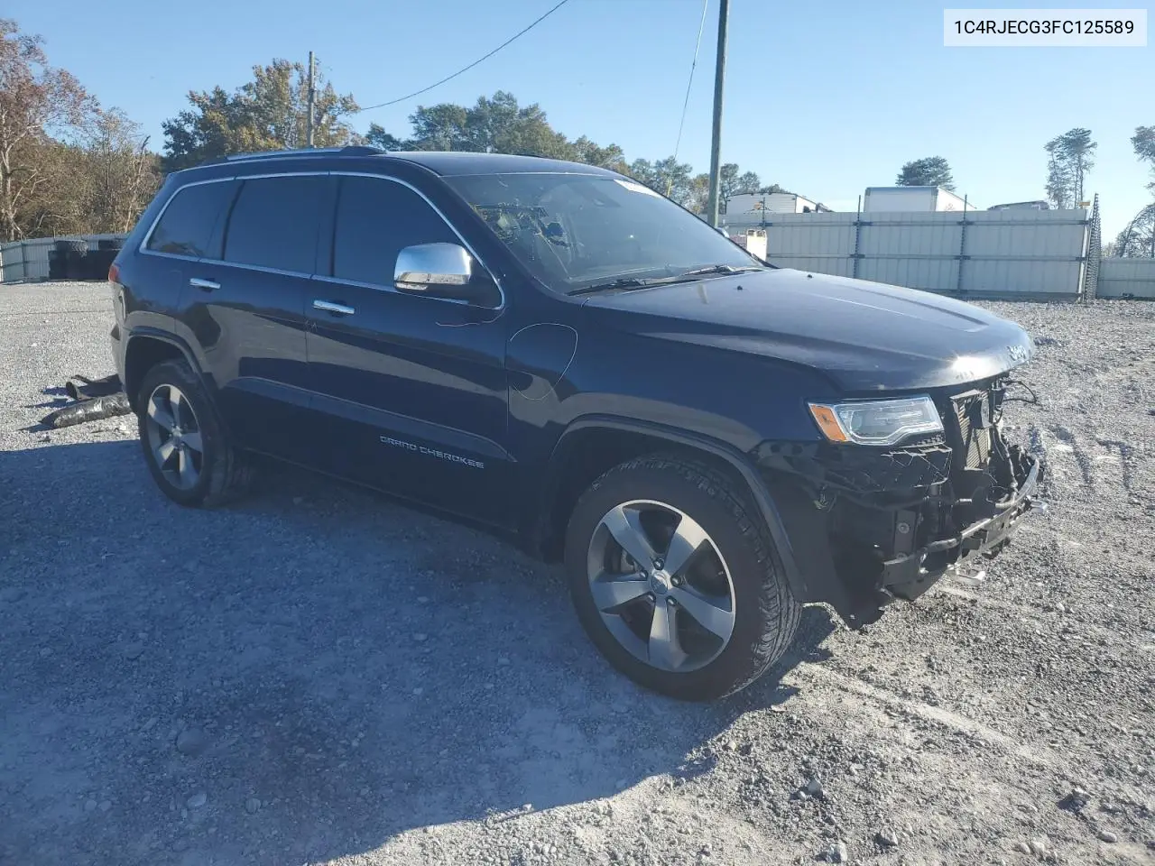 1C4RJECG3FC125589 2015 Jeep Grand Cherokee Overland
