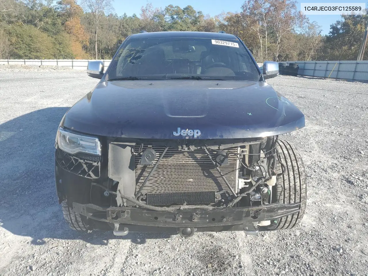 1C4RJECG3FC125589 2015 Jeep Grand Cherokee Overland