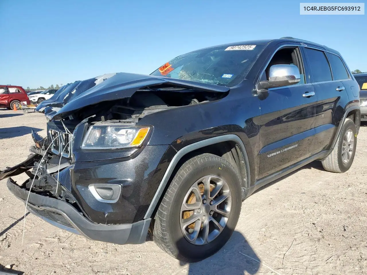 1C4RJEBG5FC693912 2015 Jeep Grand Cherokee Limited