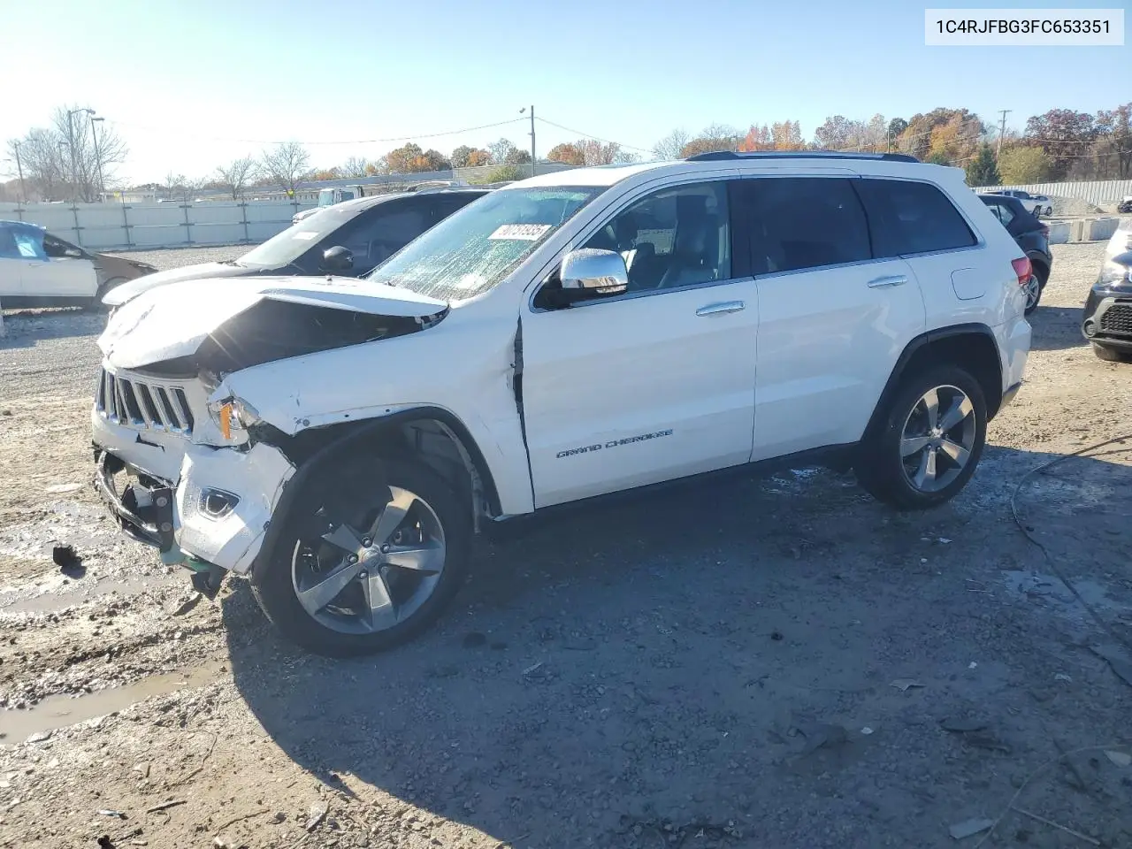 1C4RJFBG3FC653351 2015 Jeep Grand Cherokee Limited
