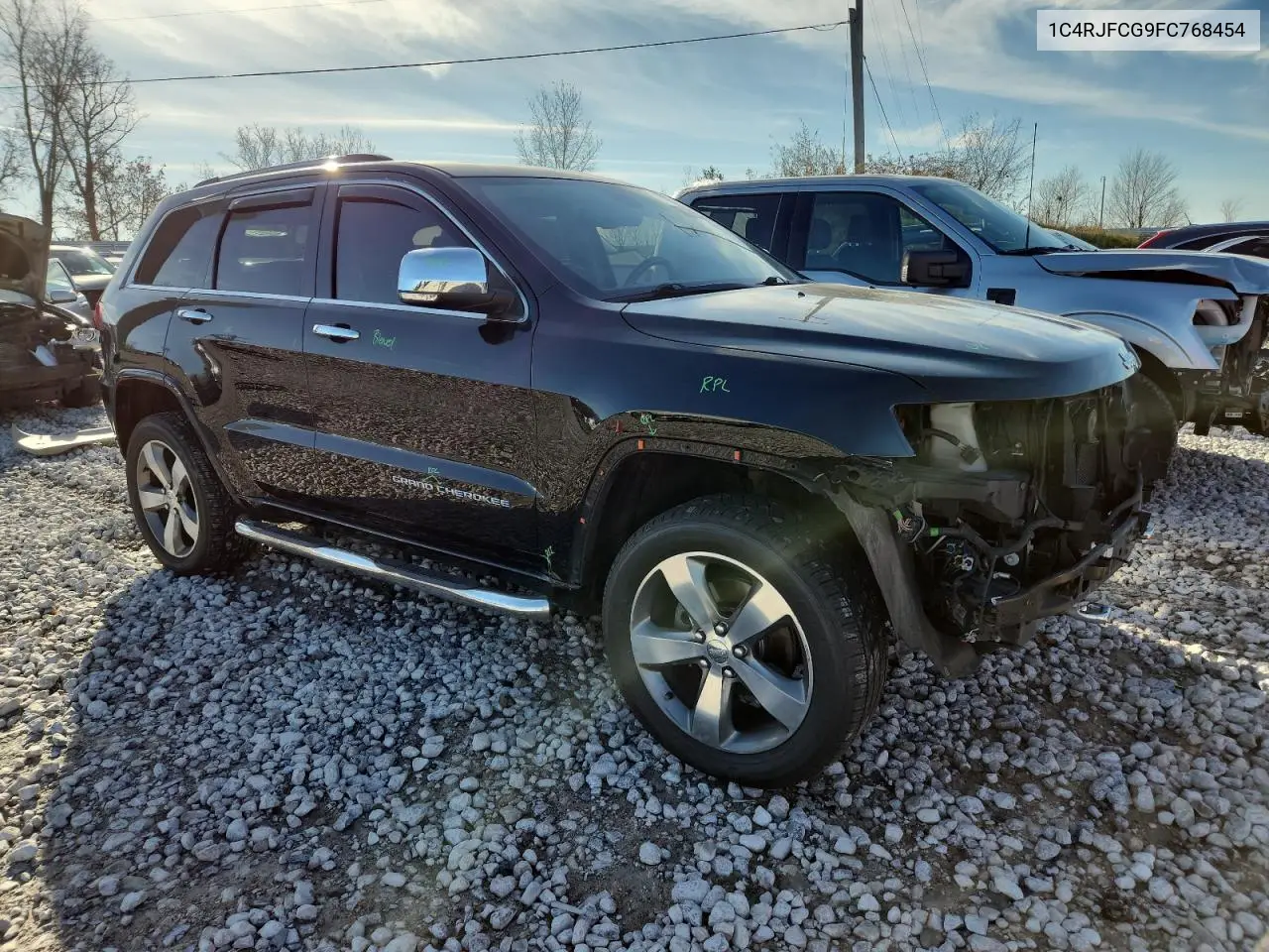 1C4RJFCG9FC768454 2015 Jeep Grand Cherokee Overland