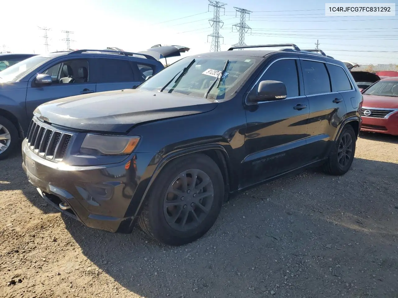 1C4RJFCG7FC831292 2015 Jeep Grand Cherokee Overland